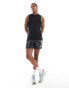 adidas Performance training workout tank top in black