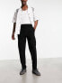 HUGO Floro232F1J ribbed tailored trousers in black