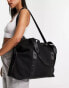 ASOS DESIGN scuba holdall weekend bag in black - фото #4