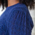 Women's Long Sleeve Pointelle Sweater with Bellow Sleeves