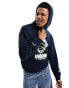 Фото #1 товара Aape By A Bathing Ape rainbow camo hoodie in navy