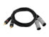 Фото #2 товара Omnitronic 3022522D - 2 x XLR (3-pin) - Male - 2 x RCA - Male - 3 m - Black