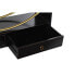 Shelves DKD Home Decor Black Golden Metal Poplar 160 x 35 x 180 cm