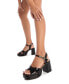 Фото #3 товара Women's Heeled Platform Sandals By