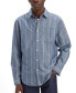 ფოტო #1 პროდუქტის Men's Classic 1 Pocket Regular-Fit Long Sleeve Shirt