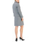 ფოტო #2 პროდუქტის Women's Glen Plaid Single-Button Skirt Suit