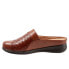 Softwalk San Marcos S1366-245 Womens Brown Narrow Clog Sandals Shoes 6