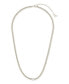 Фото #1 товара Sterling Forever curb Chain Necklace with Stationed Cubic Zirconia