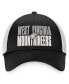 ფოტო #3 პროდუქტის Men's Black, White West Virginia Mountaineers Stockpile Trucker Snapback Hat