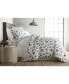 Watercolor Symphony Luxury Cotton Sateen Duvet Cover and Sham Set, Twin