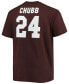 Фото #2 товара Men's Big and Tall Nick Chubb Brown Cleveland Browns Player Name Number T-shirt