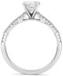 ფოტო #3 პროდუქტის Diamond Twist Engagement Ring (1 ct. t.w.) in 14k White Gold