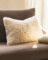 Фото #1 товара Faux shearling cushion cover