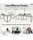 Фото #11 товара 95 Inch 2-Person L-Shaped Long Reversible Computer Desk with Monitor Stand