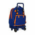 Фото #4 товара Школьный рюкзак с колесиками Compact Valencia Basket M918 Синий Оранжевый (33 x 45 x 22 cm)