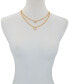 T Tahari gold-Tone Layered Necklace