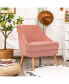 Фото #3 товара Accent Chair Velvet Upholstered Single Sofa with Legs