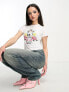 Фото #1 товара Cotton:On Guns & Roses band tee in white