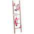 Фото #1 товара Новогоднее украшение Разноцветный Деревянный лестница Дед Мороз 17 x 1,8 x 60 cm