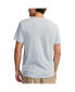 Men's Linen Short Sleeve Pocket Crew Neck Tee Shirt