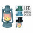 LED Lantern Lumineo Blue Green Aluminium 24,5 cm