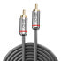 Lindy 5M DIGITAL AUDIO CABEL - CROMO LINE - RCA - Male - RCA - Male - 5 m - Anthracite