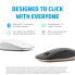 Фото #8 товара HP 410 Slim Silver Bluetooth Mouse - Ambidextrous - Bluetooth - 2000 DPI - Black - Silver