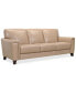 Фото #3 товара Brayna 88" Classic Leather Sofa, Created for Macy's