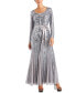 ფოტო #1 პროდუქტის Petite Embellished Godet Gown
