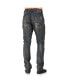 Men's Slim Straight Fit Denim Ripped Distressed Jeans