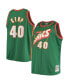 Фото #1 товара Men's Shawn Kemp Green Seattle SuperSonics Big and Tall Hardwood Classics Jersey