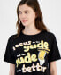 ფოტო #3 პროდუქტის Juniors' Sanrio Gudetama Graphic T-Shirt