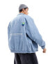 Фото #11 товара Aape By A Bathing Ape skate reversivle track jacket in blue