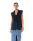 Фото #1 товара Women's Over d Blazer Vest