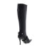 Фото #8 товара Diesel D-Venus WB Y03039-P1993-T8013 Womens Black Leather Knee High Boots 7