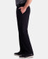 Фото #4 товара Men's Premium Comfort Khaki Classic-Fit 2-Way Stretch Wrinkle Resistant Flat Front Stretch Casual Pants