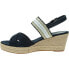 Tommy Hilfiger Golden Webbing Mid Wedge