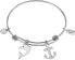 Fixed Bracelet Anchor and Dolphin LPS05AQJ11