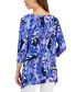 Women's Printed Jacquard Swing Top, Created for Macy's