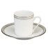 Фото #2 товара Philippe Deshoulieres 249473 Excellence Porcelain Tea Saucer Grey/White