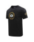 Men's Black Green Bay Packers Hybrid T-Shirt