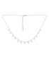 Фото #1 товара Bling Jewelry simple Delicate Fine Cocktail Holiday Party Bridal Fashion Crystal Thin Choker Necklace For Teen Women Wedding Prom Adjustable