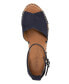 ფოტო #12 პროდუქტის Women's Charli X Band Wedge Espadrille Sandals