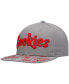 ფოტო #2 პროდუქტის Men's Gray Triple Beam Snapback Hat