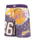 ფოტო #3 პროდუქტის Big Boys Purple Los Angeles Lakers Hardwood Classics Jumbotron Shorts