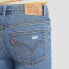 Фото #3 товара Levi's Girls' High-Rise Straight Jeans - Medium Wash 12
