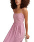 ფოტო #4 პროდუქტის Women's Cotton Cutwork Sleeveless Maxi Dress