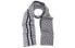 Шарф Gucci Wool Double-Faced Stripe Grey