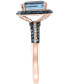 EFFY® London Blue Topaz (2-1/5 ct. t.w.) & Diamond (1/2 ct. t.w.) Statement Ring in 14k Rose Gold