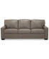 Фото #8 товара Ennia 82" Leather Sofa, Created for Macy's